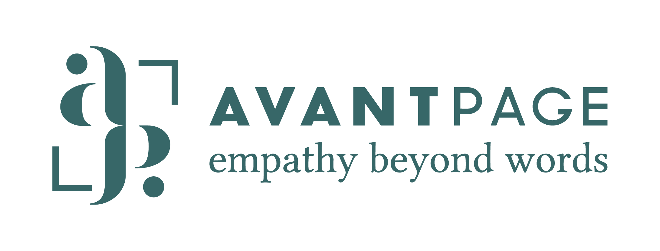 Avantpage Logo Horizontal Yellow Background